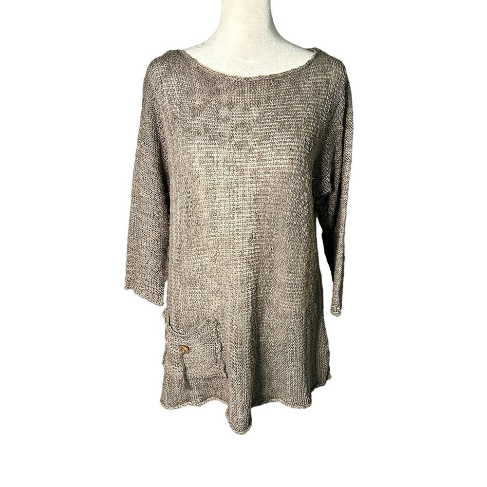 GEORGINA Estafania Made In USA Lightweight Sweater Size Medium